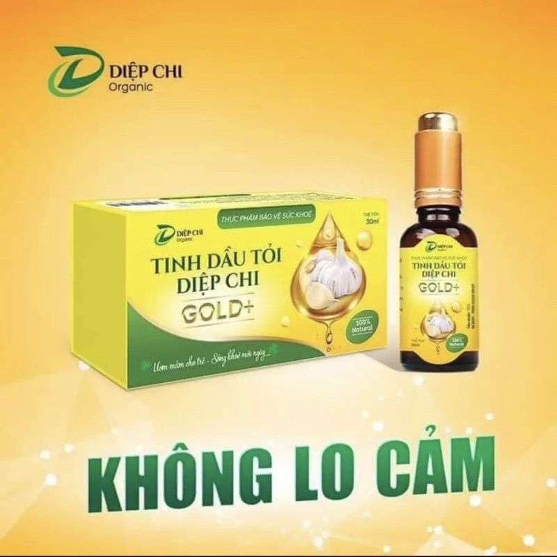 Tinh Dầu Tỏi Diệp Chi Gold Hàng Chính Hãng