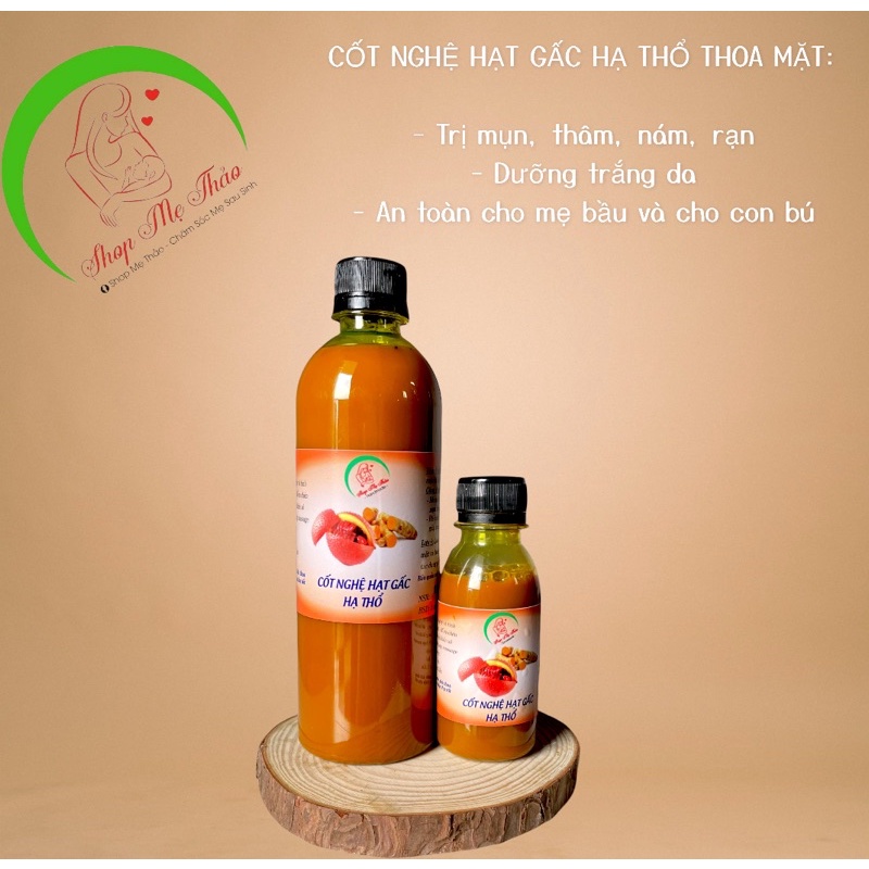 CỐT NGHỆ HẠT GẤC HẠ THỔ FACE 500ML HANDMADE