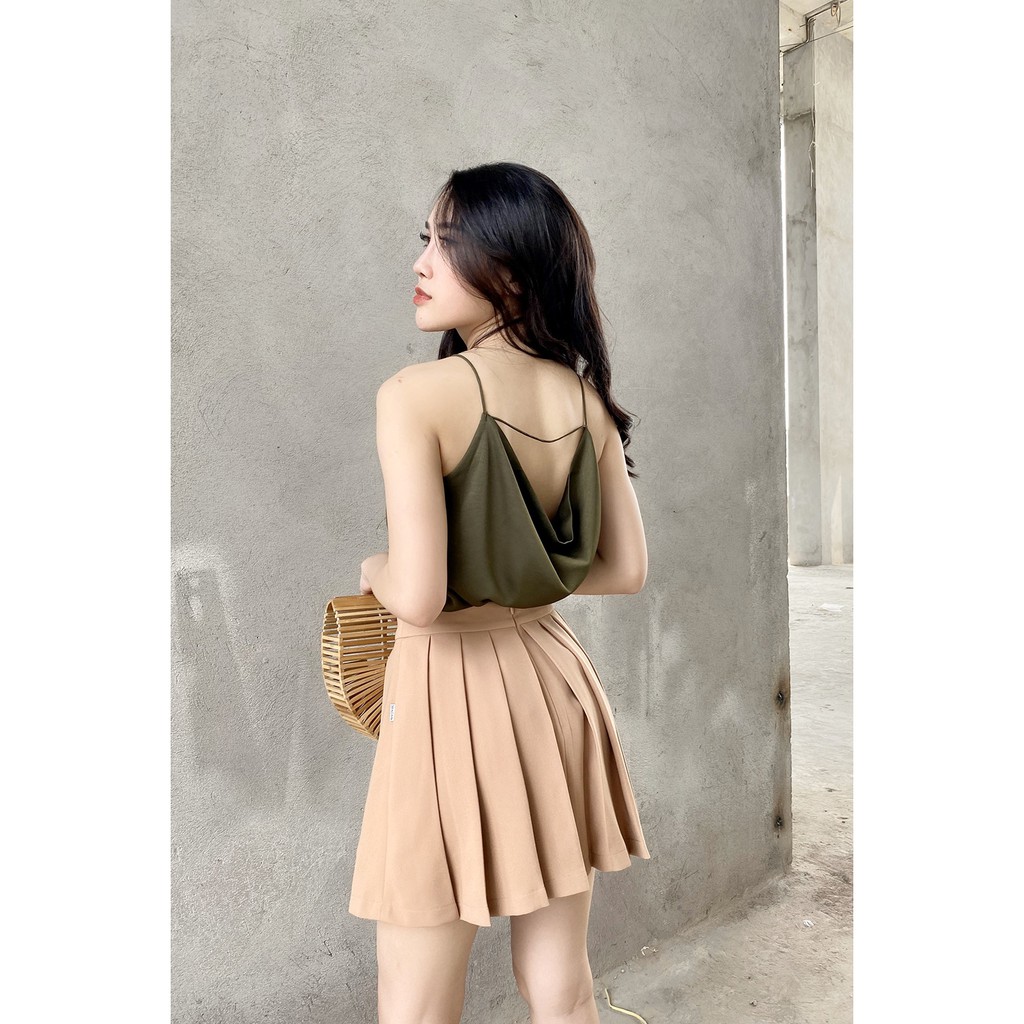 [Mã WABR1111 giảm 10% đơn 250K] Chân váy xòe xếp ly vải tuýt JXA0349 - 20Again | BigBuy360 - bigbuy360.vn