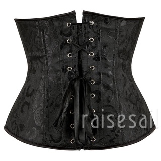 Corset nịt eo định hình dáng thon gọn in họa tiết hoa cổ điển cho nữ