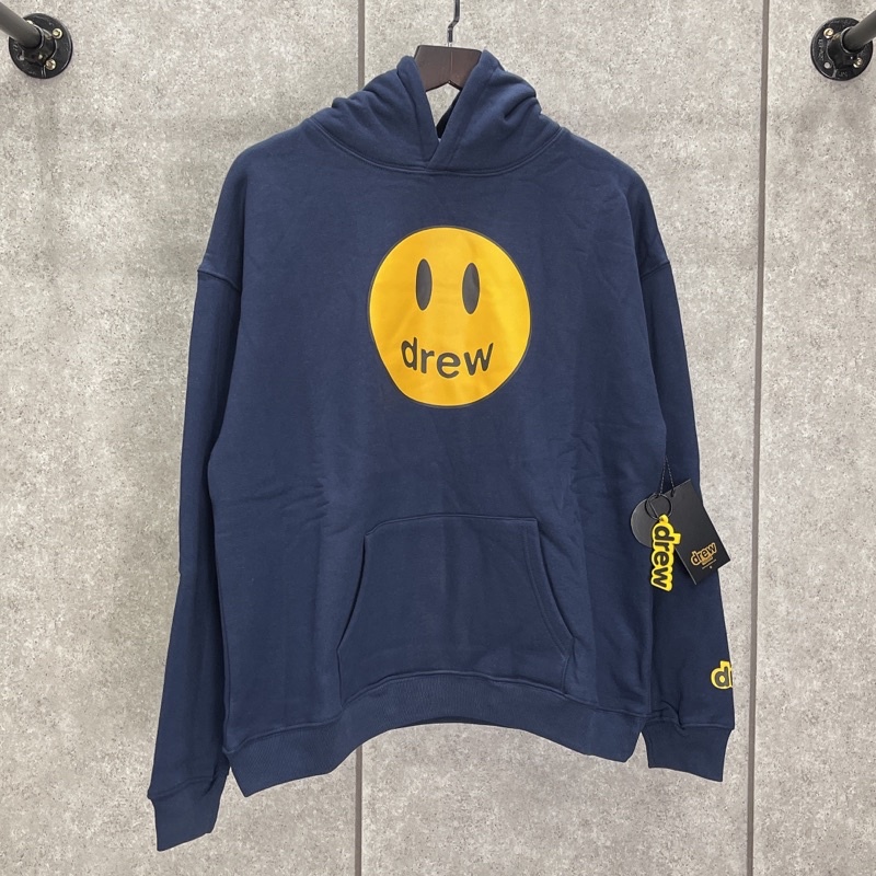 ⚡️[Hight Quality] - Áo Hoodie Justin Bieber Drew House Mascot Pullover Navy (XANH THAN), Áo hoodie DREW