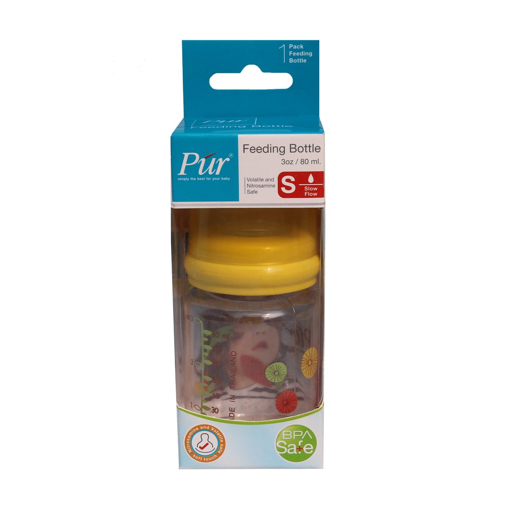 Bình sữa cổ thường thân thon Feeding 80ml