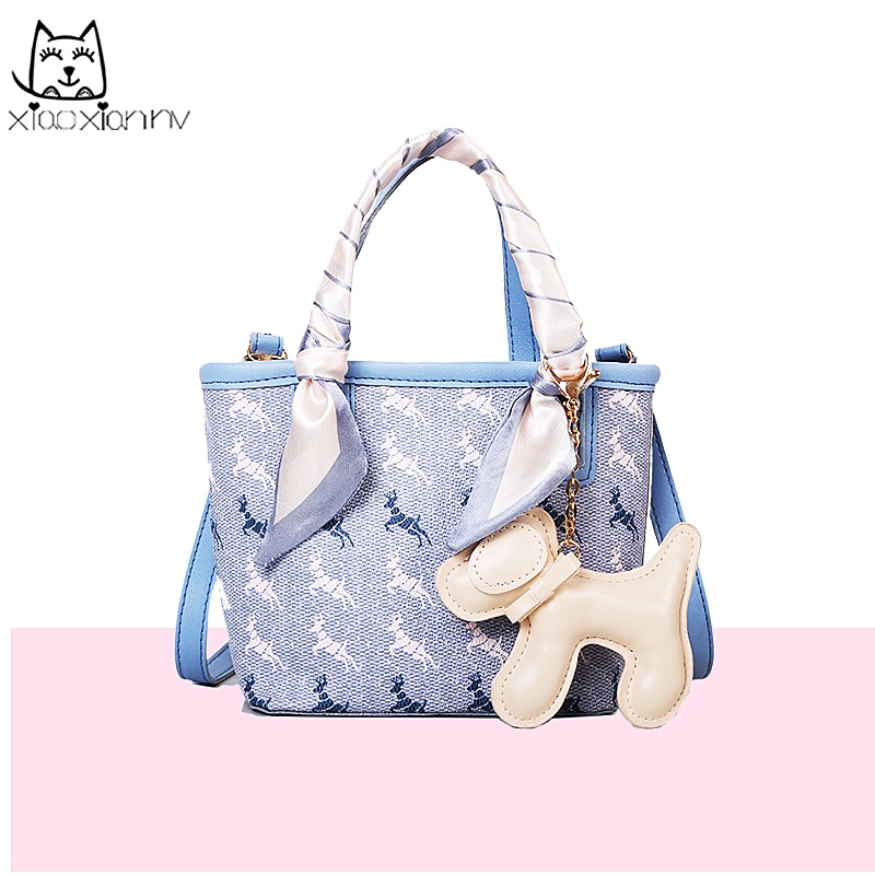 Túi Xách Đeo Vai Vải Lụa Cỡ Nhỏ Phong Cách Phương Tây Thời Trang Mùa Hè Dành Cho Nữ 2022