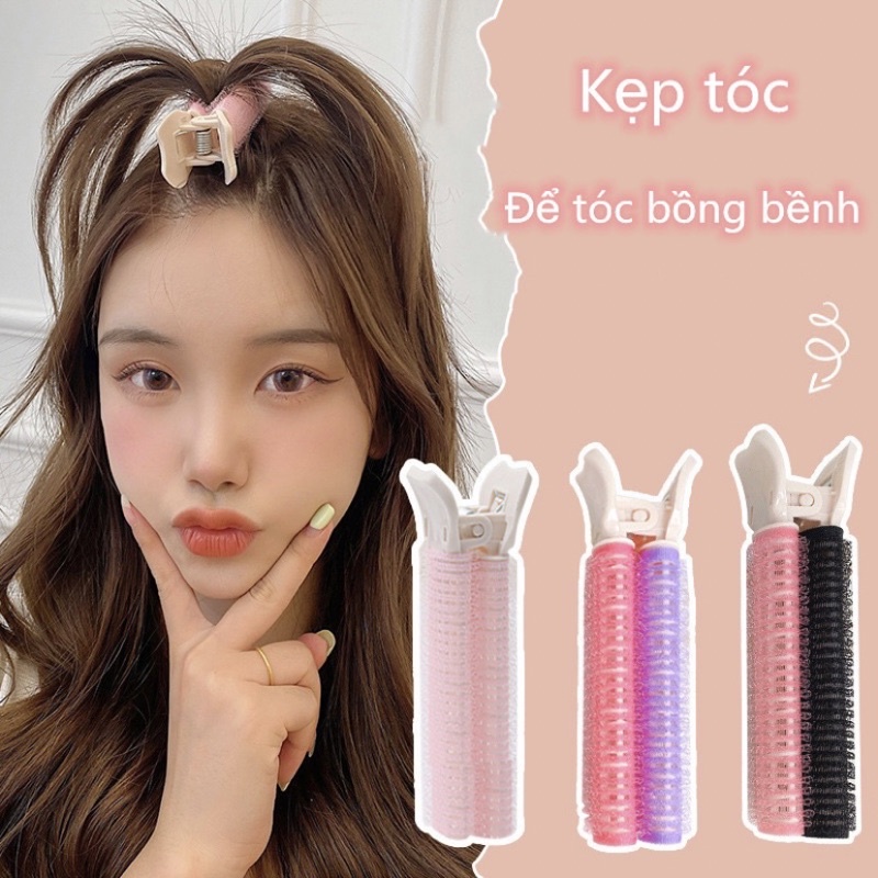 Kẹp phồng chân tóc ống lô tạo kiểu Loli