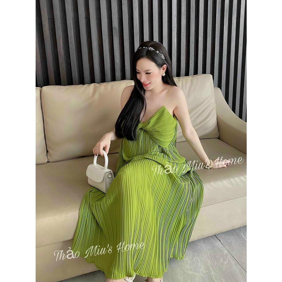 Đầm hai dây xếp ly, vải voan cho nữ mặc nhà, mặc đi chơi nhiều màu, dễ thương, hình thật, vải đẹp, form chuẩn