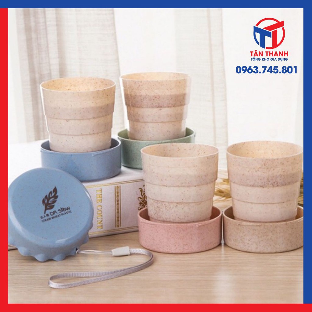 cốc gấp gọn lúa mạch cực đẹp và tiện dụng