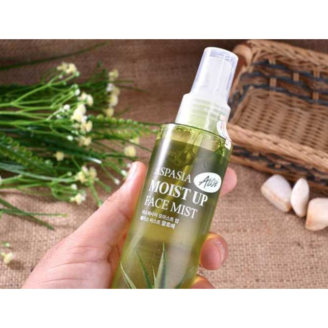 Xịt Khoáng Dưỡng Ẩm  Aspasia Moist Up Face Mist Tái Tạo Da Se Khít Lỗ Chân Lông Giữ Lớp Trang Điểm 150ml - Khongcoson