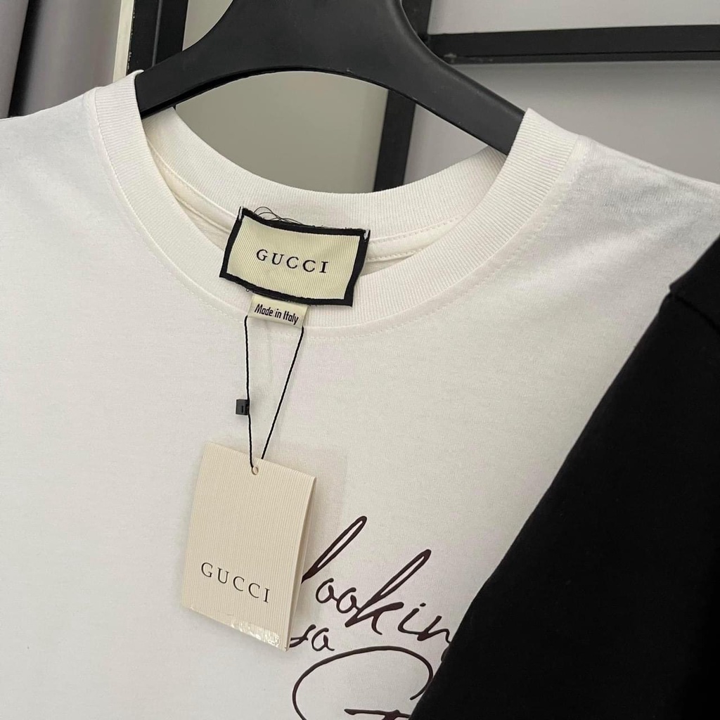 Áo Thun GC Looking For GC in hình Tia sét Tay lỡ Cotton 2 Chiều Cao Cấp