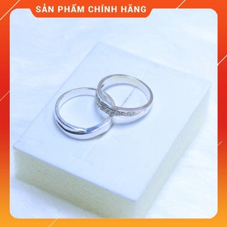 [BẠC 925] Nhẫn cặp đôi bạc giá rẻ ND001