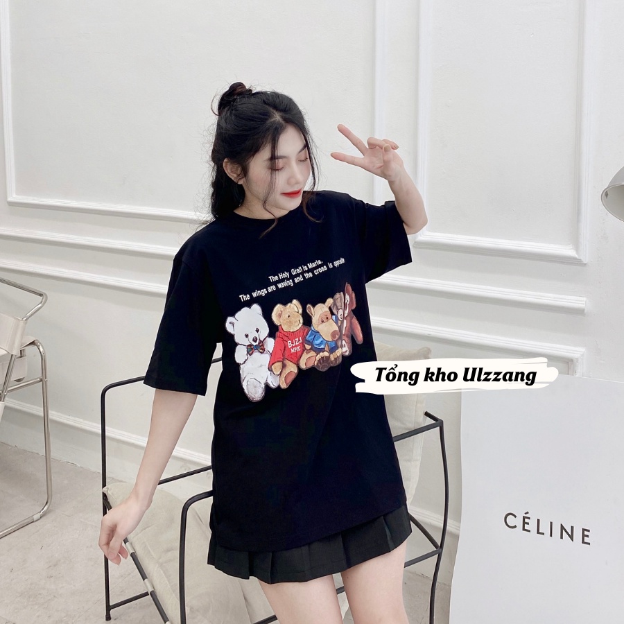 Áo phông cotton cổ tròn form rộng Unisex in hình cao cấp | BigBuy360 - bigbuy360.vn