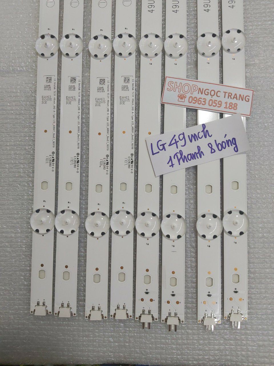 Thanh Led Tivi LG 49 UH inch - Giá 1 bộ 4 thanh | BigBuy360 - bigbuy360.vn