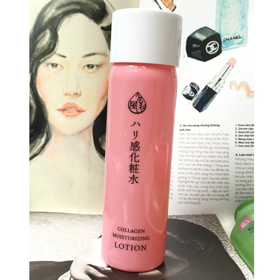 Lotion Naris Cosmetic Uruoi-Ya Collagen Moisturizing Dưỡng Ẩm Da, Ngăn Ngừa Lão Hóa 180ml