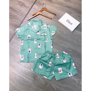 Bộ Pijama Kate Thái (Tay ngắn, quần ngắn)