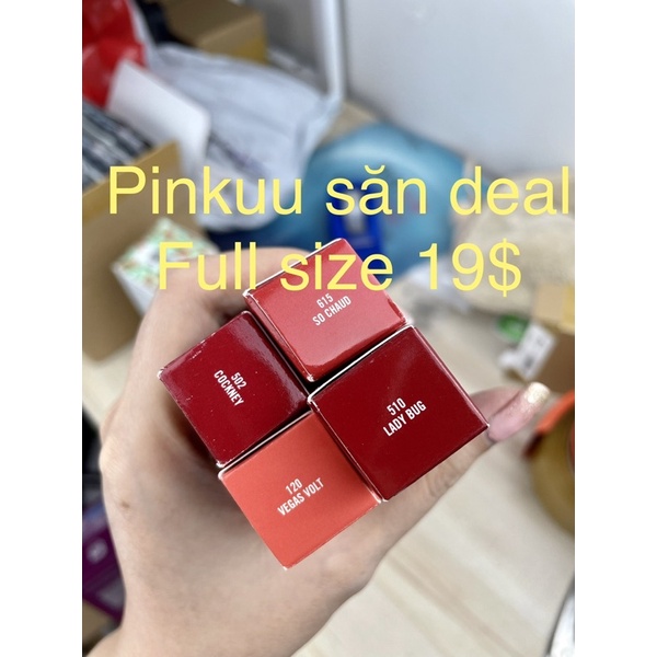 Beauty son săn sale m. a. c , son lì powder kiss, son bóng boxycharm