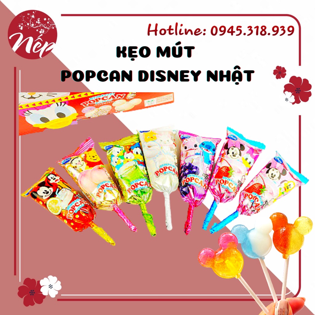 (DATE 2022) KẸO MÚT POPCAN DISNEY NHẬT