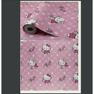 3m Decal dán tường kitty hồng