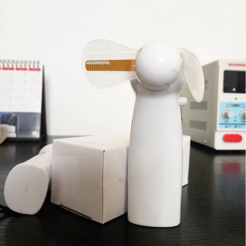PNL Quạt USB Mini Cầm Tay Có Đèn LED Phát Sáng Chữ I Love You Để Bàn Tiện Dụng