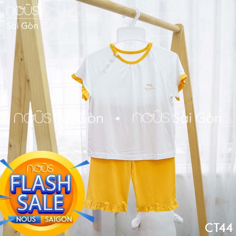 Bộ cộc tay Nudoux kids siêu mềm, mát