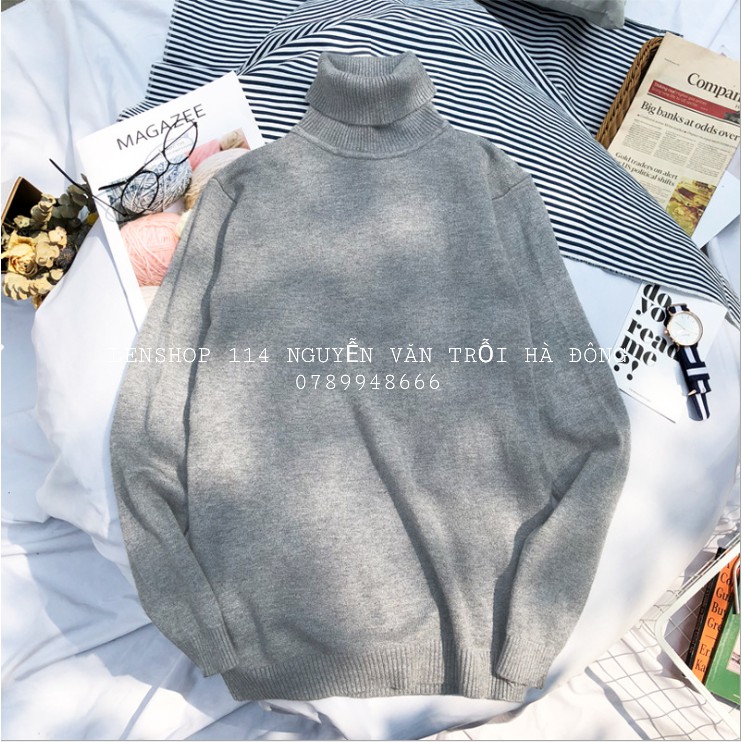 ÁO LEN NAM CỔ LỌ ĐỦ SIZE TỪ 45 - 80KG | BigBuy360 - bigbuy360.vn