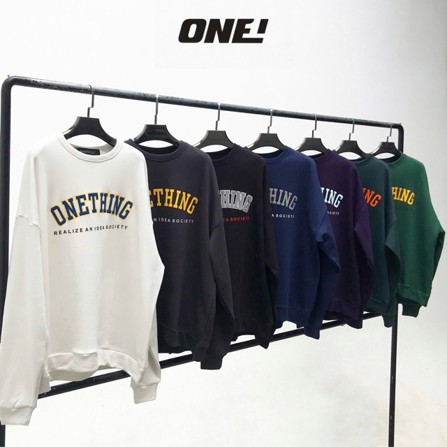 Áo Sweater In Logo Nổi