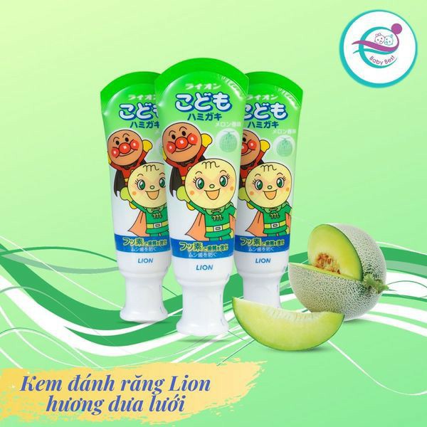 Kem đánh răng Lion của Nhật Bản bé nuốt được