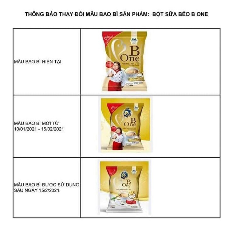 Bột Kem Béo B One Thái Lan 1kg/ Bột Kem béo Daily Thái Lan Non-dairy cteamer | BigBuy360 - bigbuy360.vn