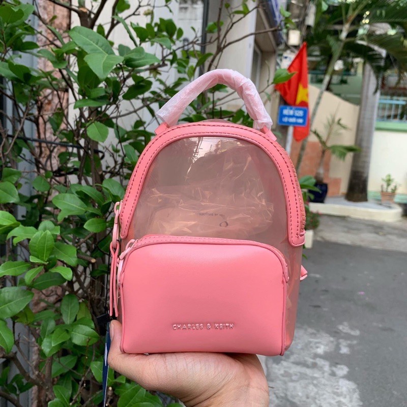 Balo cnk mini nhựa trong