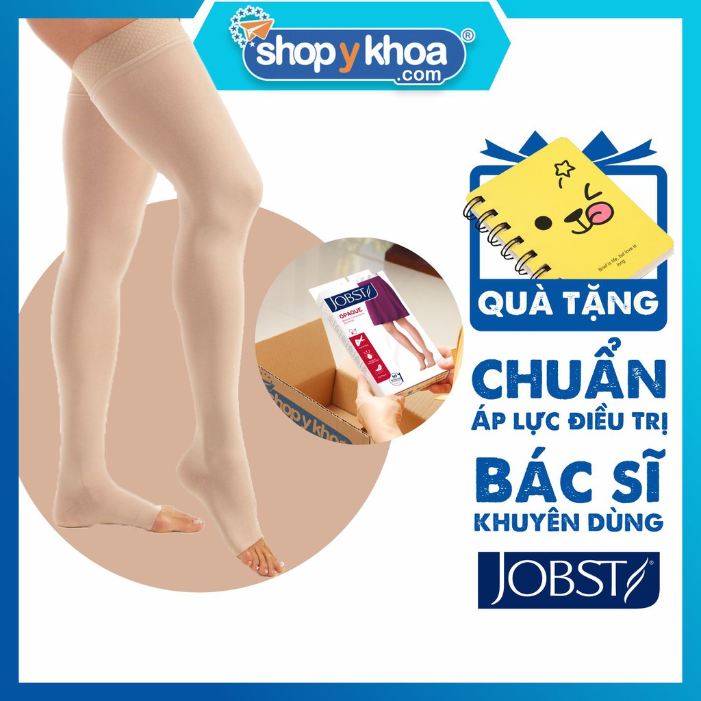 Vớ đùi y khoa Jobst Opaque