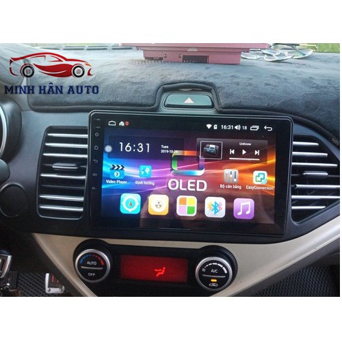 Bộ màn hình xe OLED WIFI RAM1 ROM16G KIA MORNING, android 10. có TIẾNG VIỆT công nghệ mới nhất