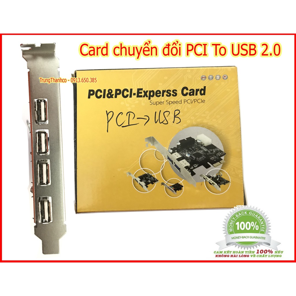 Card chuyển đổi PCI To USB 2.0