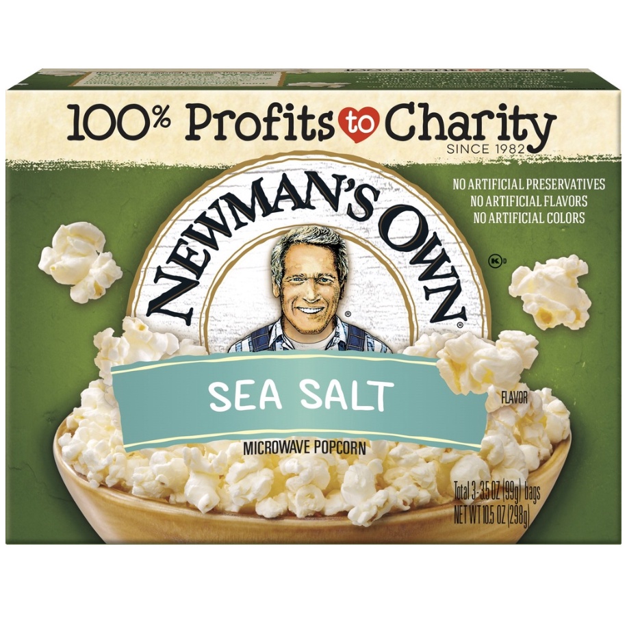Bỏng ngô hương vị bơ, muối Newman s own 272g - Mỹ