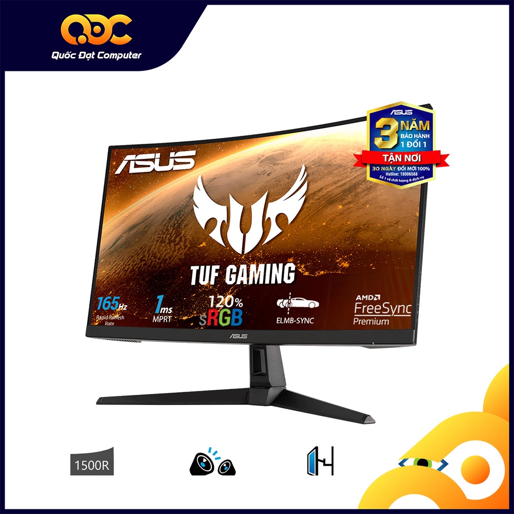 Màn hình Game Asus TUF GAMING VG27VH1B 27 inch FHD 165Hz