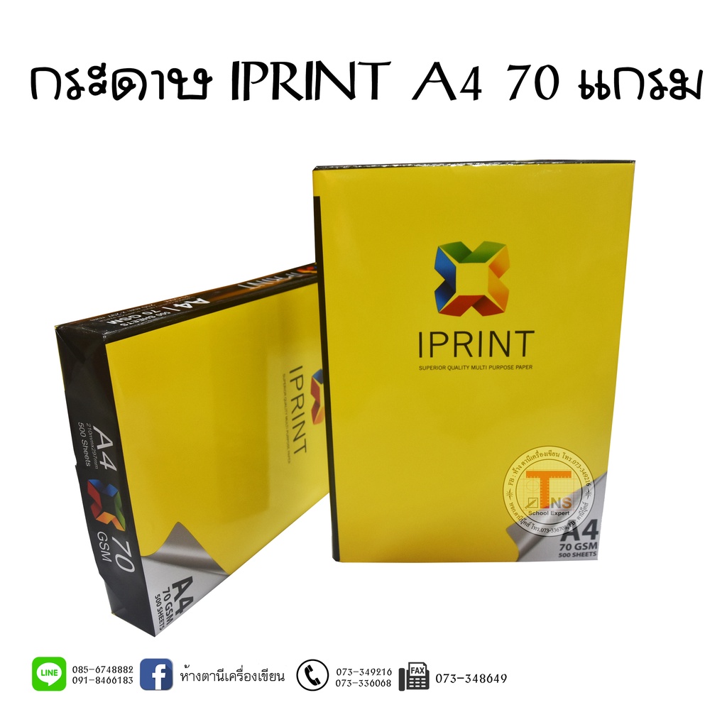 Giấy Photocopy IPRINT A4 70 Gram (1 Ream)