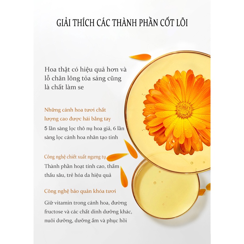 100G Mặt nạ làm dịu trẻ hóa dưỡng ẩm cho giấc ngủ CalendulaLàm dịu và dưỡng daThu nhỏ lỗ chân lông (MDL-MM-1)