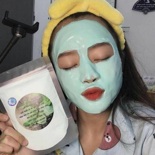 1kg Bột Mask Dẻo Bạc Hà Trà xanh handmade