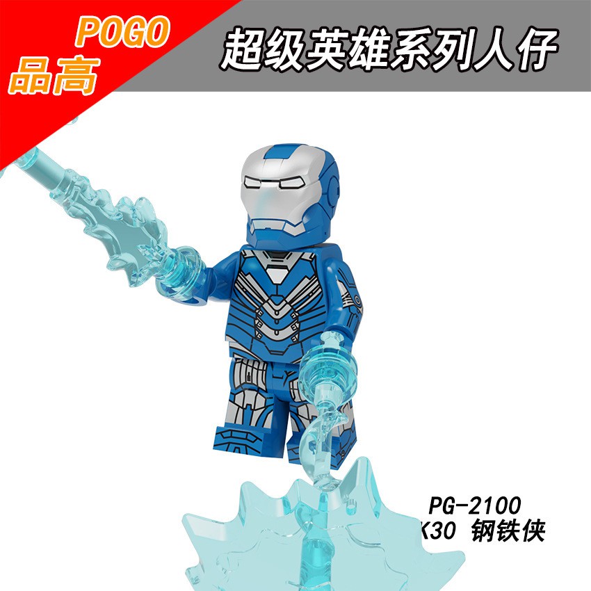 Minifigures Các Mẫu Nhân Vật Siêu Anh Hùng Iron Man - Lắp Ráp Người Sắt MK5 MK6 MK17 MK30 MK39 KM41 MK42 MK46