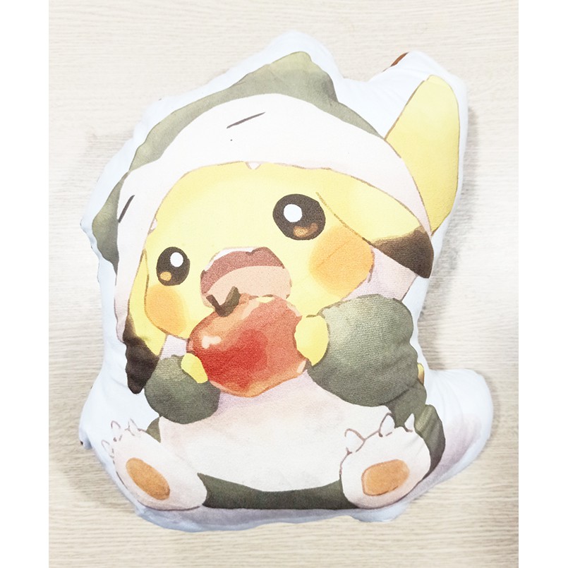 Gấu bông pikachu dạng gối 40cm GB4I28 gấu bông cute gấu bông dễ thương