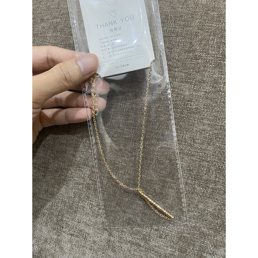 Dây chuyền mặt xi lanh vàng sang trọng Shop Phụ Kiện Tiên Tiên