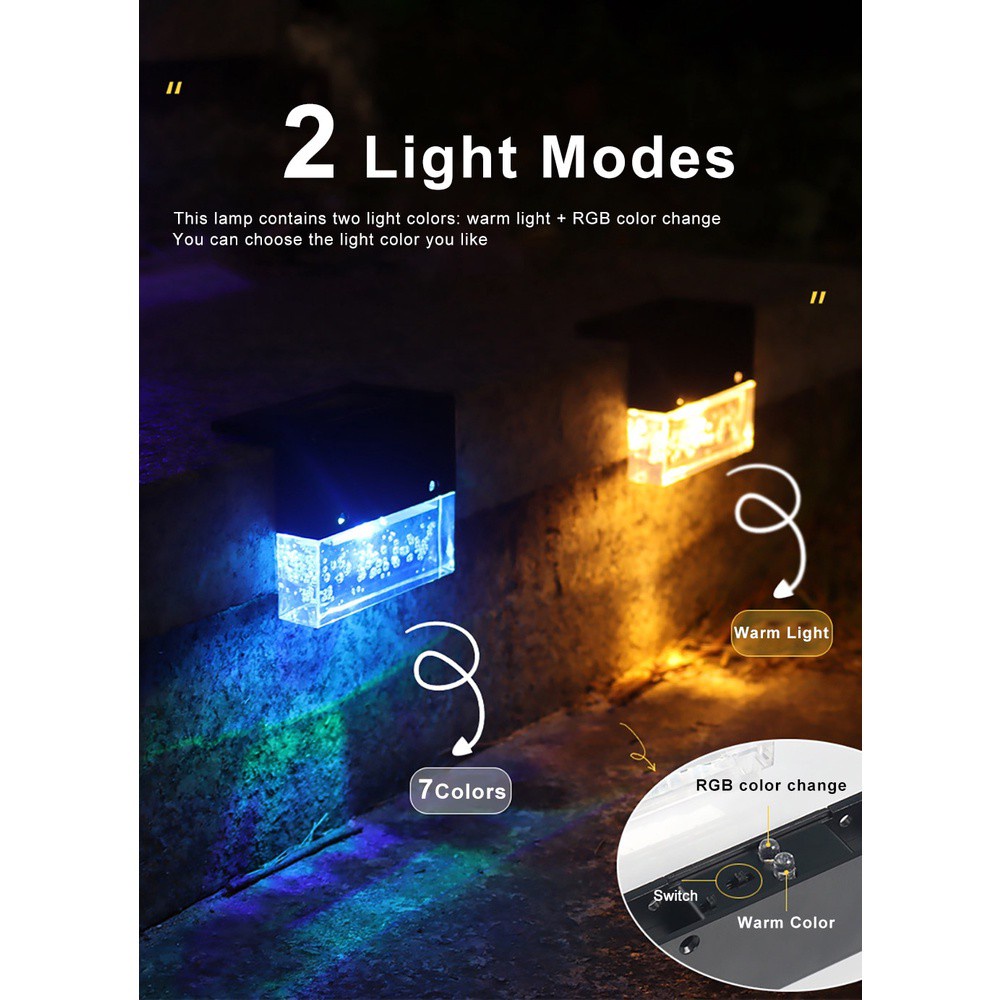 Đèn LED Năng Lượng Mặt Trời Chiếu Sáng Lối Đi Sân Vườn