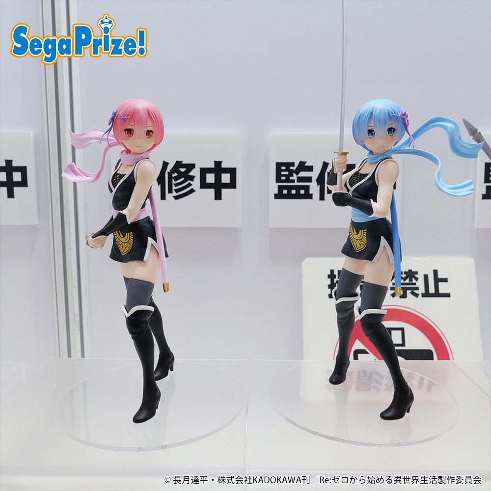 Mô Hình Figure Chính Hãng Anime Re:Zero, Ram, SPM Figure, Kunoichi Version, SEGA, Nhật Bản