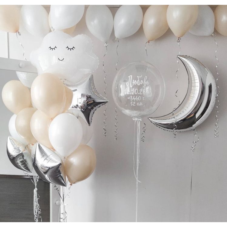 Bóng bay hình đám mây Style Korea kích thước 75x61cm SK01