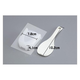 Muôi xới cơm kèm giá đựng