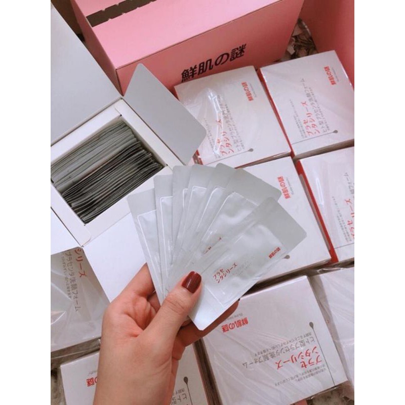 Ủ Trắng Da Mặt ❤𝑭𝒓𝒆𝒆𝒔𝒉𝒊𝒑❤ Mặt Nạ Nhau Thai Cừu - Ủ Trắng Nhau Thai Face Nội Địa Nhật | Thế Giới Skin Care