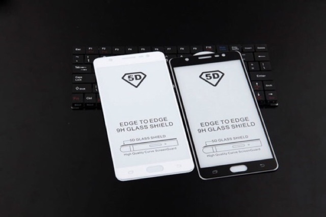 [ Đen,Trắng] Bộ 2 kính cường lực Sam sung J7 Duo,J7 Plus Hàng chuẩn loại1