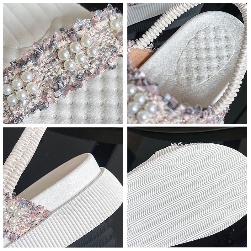 Dép Sandal Nữ đế cao 4.5cm đế dày thời trang