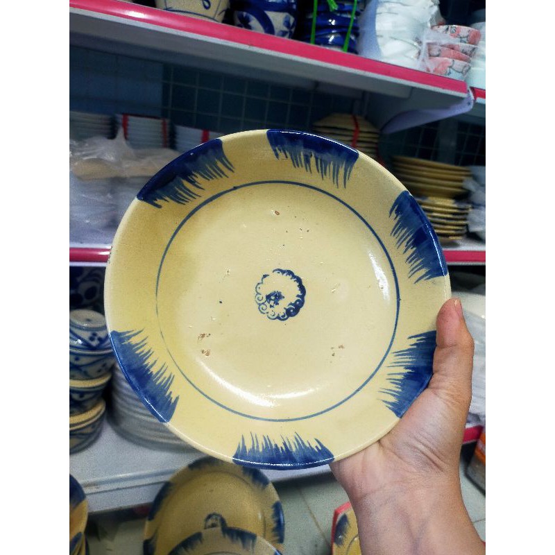<Video SP> Đĩa Đá Hoa Văn Cổ Lòng Sâu 20*4,5cm