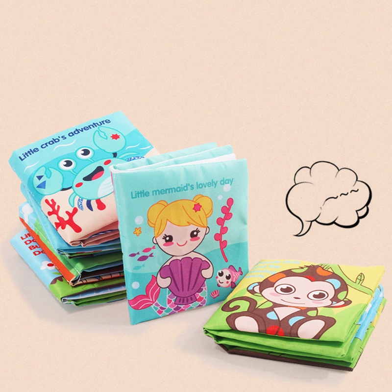 Sách Vải Mềm Mại Hỗ Trợ Dạy Học Cho Bé Mẫu Giáo