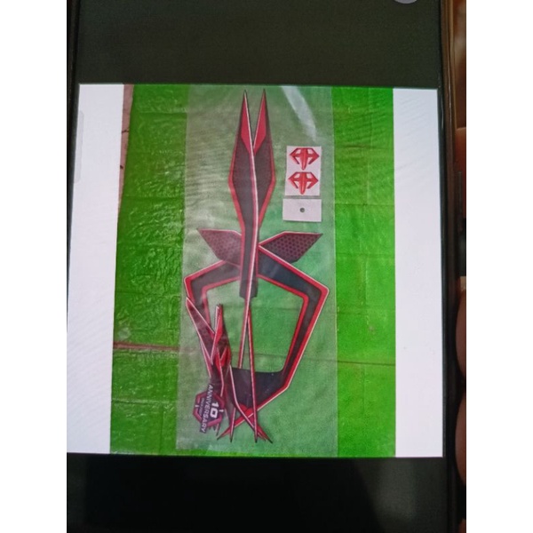 Bộ tem Airblade 2018 màu đen nhám cao cấp