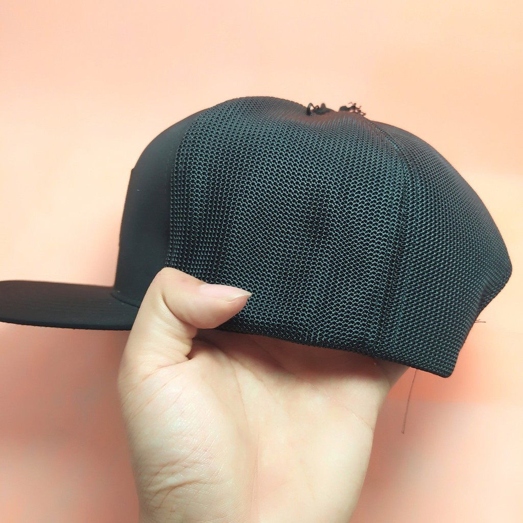 sale Mũ Snapback 💖FREESHIP💖 Giảm 20K Cho Đơn Hàng Từ 300K Mũ Snapback Đen Cao Cấp