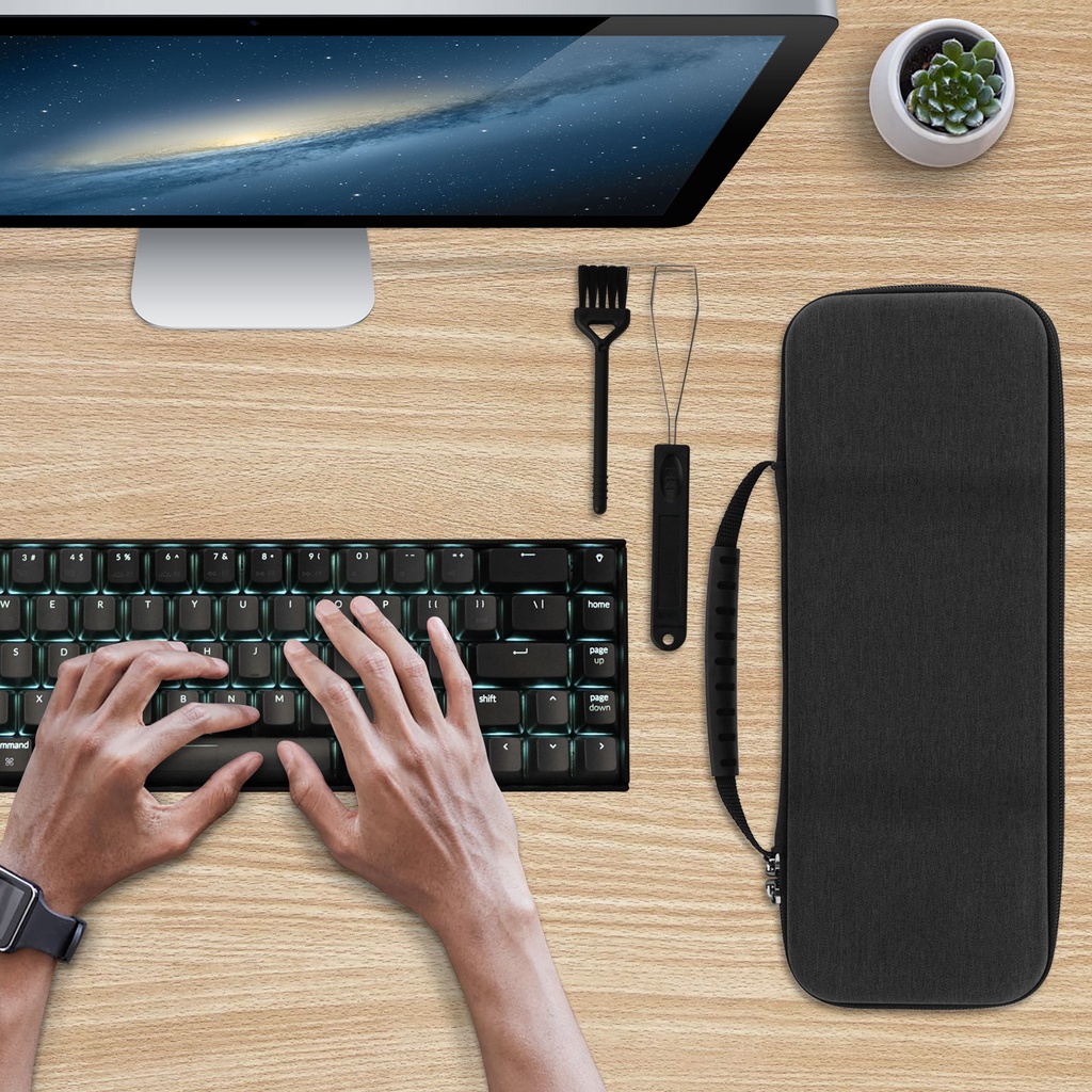 Geekria Ốp Bàn Phím Cơ Chơi Game 65% Dành Cho 68 Phím Cơ gaming k6 / Shark royal kludge Shark68